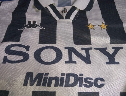 Juventus 1996/97 Kappa Home Jersey Del Piero #10 Size S (Fits XL) Sony MiniDisc - Picture 3 of 13