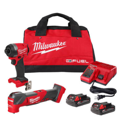 Milwaukee M18 2953-22MT Multi-Tool Impact Driver Combo Kit - Red