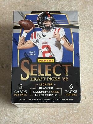2022 Panini Select Draft Picks Football Blaster Box
