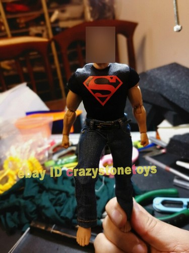 Superboy 1/12 Outfit Clothes Set Model Figure Accessory NO HEAD NO BODY - Picture 10 of 11