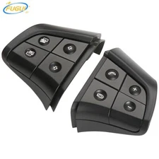 2pcs 4 Button Steering Wheel Control Multi Switch LH&RH For Benz W164 W251 Black