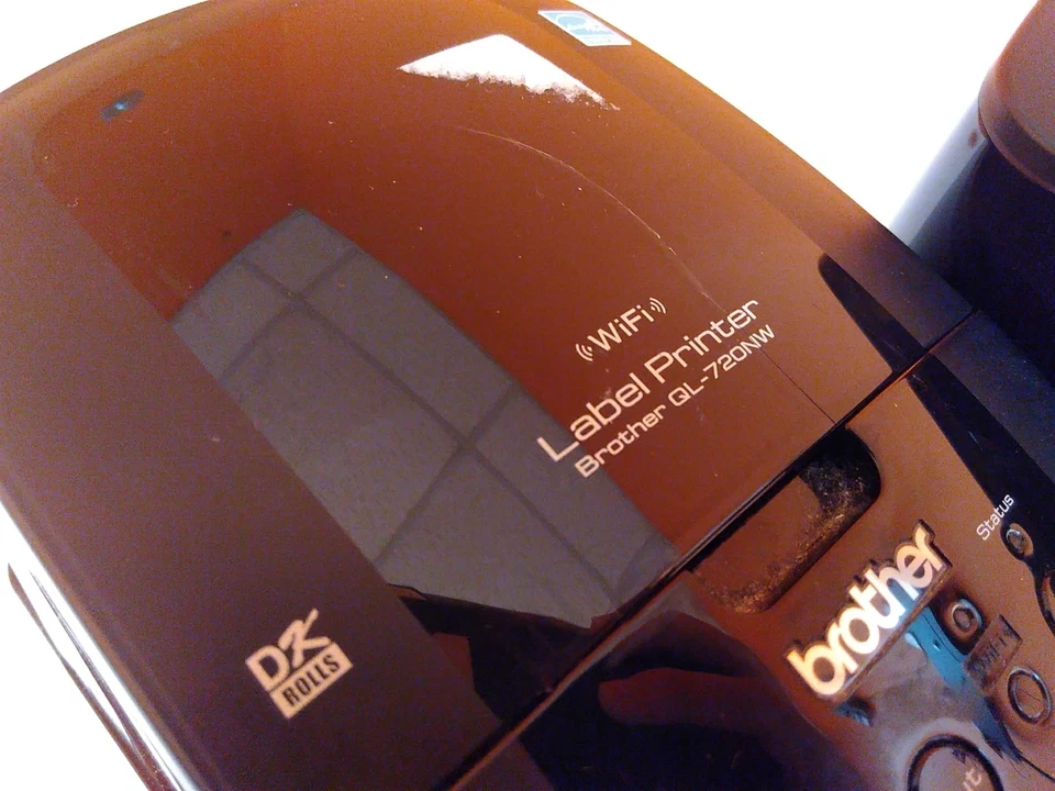 Defective Lot of 2 Brother QL-720NW Thermal Label Printer Bad Printhead AS-IS - Image 4 of 4