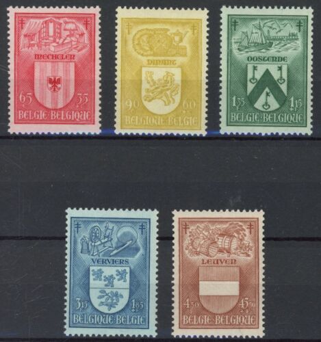 Belgium 1946 : Emblems - Good Set Very Fine MNH Stamps