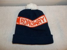 Vintage ROADWAY TRUCKING WINTER POM POM BEANIE SKI HAT