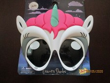 Girl 3D Unicorn Shades Sunglasses 100 UV Protection Impact Resistant Lenses NWT