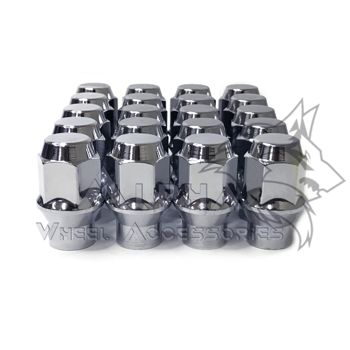 20 Chrome Extended Thread Lug Nuts For Toyota Lexus Camry Corolla