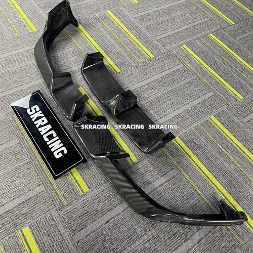3PCS Carbon Fiber Front Bumper Lip Diffuser Body Kits Fits BMW X6M F96 2020-2023 - Imagen 14 de 24