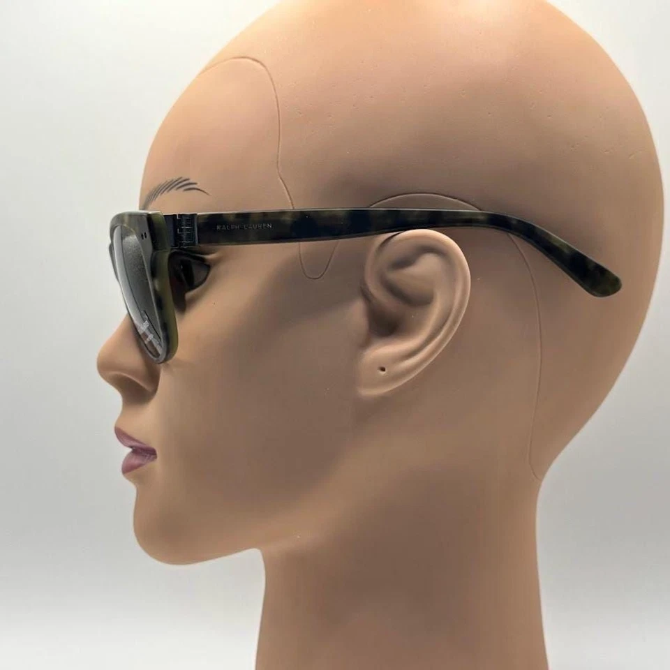NUEVO Y2K Polo Ralph Lauren Zyl Gafas de sol | PH4080 55/18/140 Verde Tortuga/Marrón Foto 3 de 4