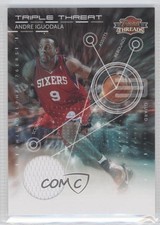 2010-11 Panini Threads Triple Threat Materials 244/399 Andre Iguodala #3 1h1