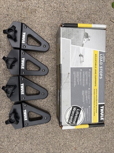 Set of 4 Thule 503 Load Stops for Square Load