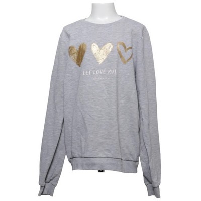 ONLY, Sweatshirt, Größe: 158/164, Kogmary L/S O-Neck Box Swt, Grau #ump