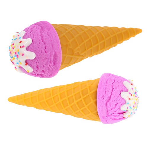 2Pcs PVC Ice Cream Display Props Assorted Color for Ice Cream Shop Window Decor - Afbeelding 8 van 12
