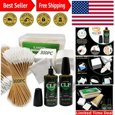 Complete Gun Cleaning Kit: 1700PCS with Odorless CLP Oil for Enhanced Protection