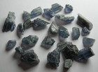 CYPRINE, GRAYISH BLUE ROUGH CRYSTALS FOR FACETING, AFGHANISTAN, EXTREMELY RARE!! — photo 1