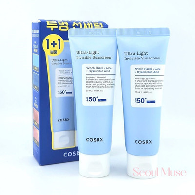 COSRX Ultra-Light Invisible Sunscreen Double Set (50ml + 50ml) SPF50+ PA++++