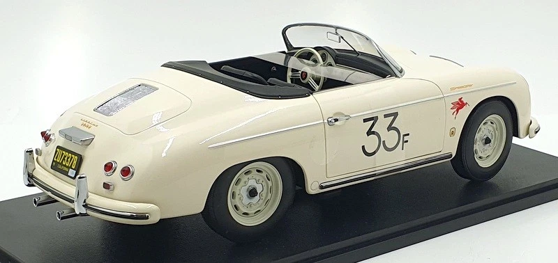 KK Scale 1/12 Scale KKDC120096 - 1955 Porsche 356 A Speedster - #33 Cream White - Image 2 of 4