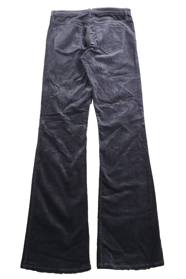 Pantalones de pana Gap tiro alto para mujer 30 largos corte botín negro terciopelo bohemio acampanado Foto 2 de 4