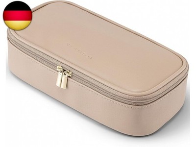 Vlando Reise Kosmetiktasche Klein, Make Up Tasche Damen, Tragbare Cosmetic Bag