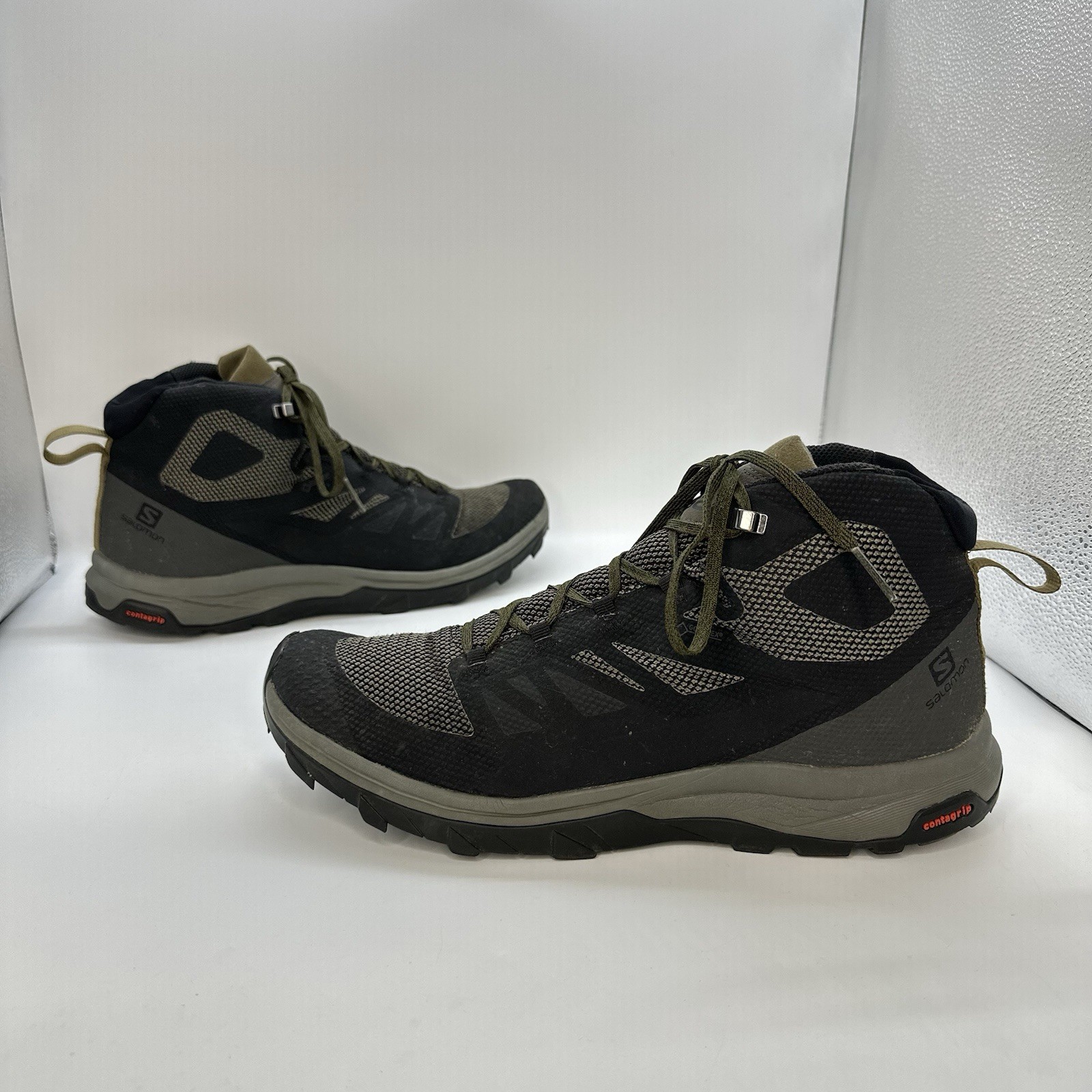 Stivali da trekking Salomon Outline Mid Gore Tex GTX uomo 12 5 US *senza solette