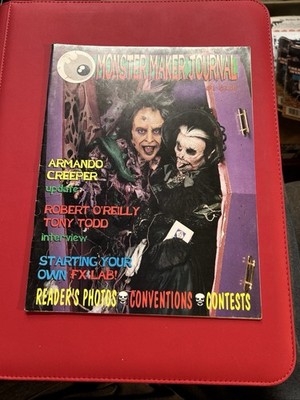 1995 MONSTER MAKER JOURNAL Magazine #1 SPFX Make-Up Armando Creeper K1BR