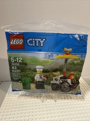 LEGO CITY 30356 Hot Dog Cart Stand Vendor NEW