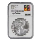 2024 American Silver Eagle NGC MS-70 Star Privy First Day of Issue