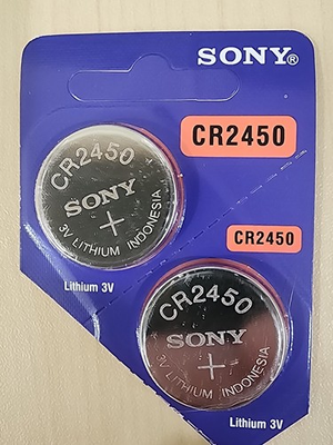 #ad 2 pc Sony CR2450 3V Lithium Coin Battery Sony CR 2450 Expire 2034 $3.79