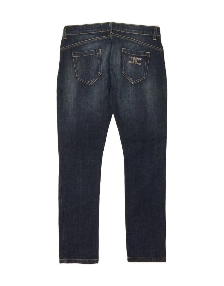 ELISABETTA FRANCHI Womens Slim Jeans  W29 L28 Blue Cotton DQ25 - Image 2 of 3