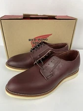 Red Wing 3117 Heritage Work Postman Merlot Leather Oxfords Mens Size 11 D