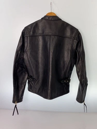KADOYA Single Rider Leather Jacket Men's M Black Cowhide Used Good  (Ages 14+) image 2