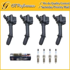 Quality Ignition Coil & BOSCH Spark Plug 4PCS for Curze Equinox Malibu/Terrain