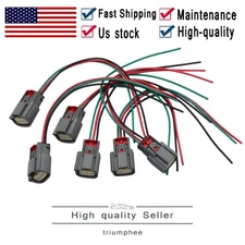 6Pcs Ignition Coil Electrical Connector For 2011-2016 Ford F150 V6 3.5L