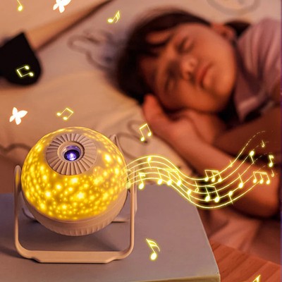Galaxy Projector Starry Sky Projection Bedroom Bedside Decoration Night Light