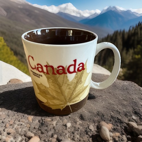 Starbucks Canada Global Icon Collector Series Keramik Kaffeebecher Tasse 16 oz