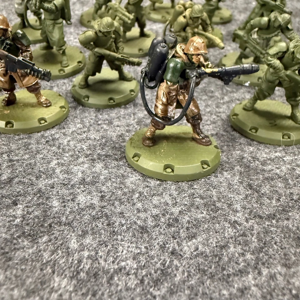 Dust Tactics Miniature Figures WWII Era Allied Army Squad Lot 4 Painted Premium - Image 3 of 4