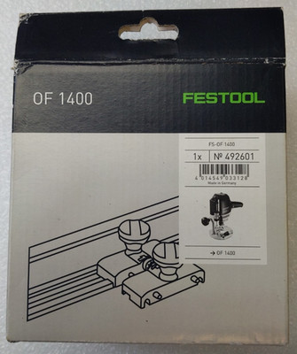 Festool 492601 FS-OF 1400 Guide Rail Adapter Router OF 1400EQ Fine Adjust NEW
