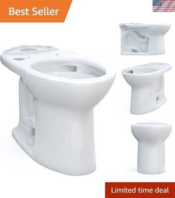 Ceramic Drake Elongated Toilet Bowl with Efficient TORNADO FLUSH, WASHLET+ Ready