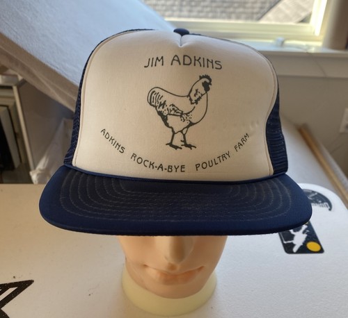 Funny 80s SNAPBACK Poultry Farm Blue Hat