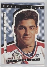 1994-95 Upper Deck Be a Player Signatures Marty McInnis #14 Auto 0a2
