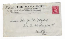 1897 Grand Trunk Railway System - Portland, Maine Canceled Cover to Cumberland