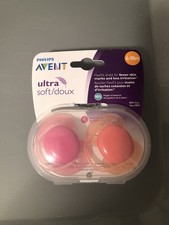 Philips Avent Ultra Air Pacifier 6-18 M Pink Baby Girl 2 Pack