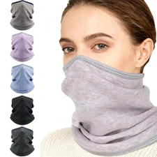 Winter Fleece Neck Gaiter Face Mask Bandana for Cold Weather Skiing Warmer Scarf