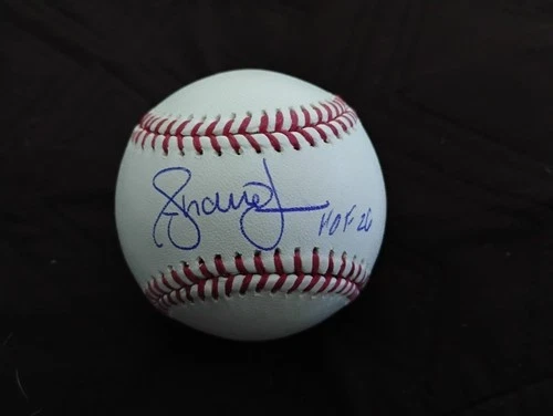 ANDRUW JONES SIGNED AUTOGRAPHED MLB BASEBALL BRAVES Insc. HOF 26