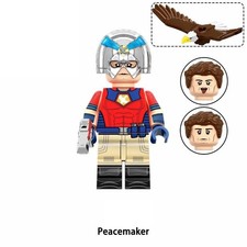 Peacemaker  + Eagly / Klemmbaustein Custom Minifigur MOC ✅ Neu