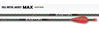 Easton FMJ Max 5mm Match Grade Fletched Arrows (3'' Hybrid Vanes)