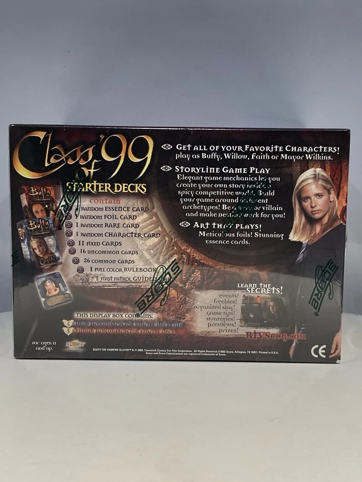 SEALED Buffy The Vampire Slayer CCG Decks 5 Heroes 5 Villain Limited Edition - Image 4 of 4