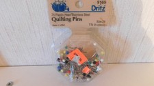 Dritz Quilting Pins 75 plastic head stainless...