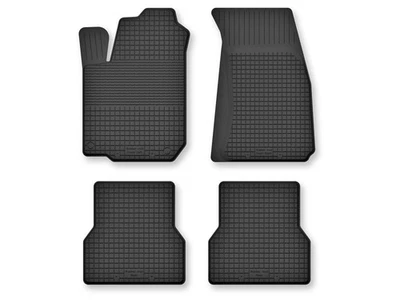 Tapis de sol caoutchouc bac Renault Modus 2004-2012 4 pièces Noir sans fixations - Photo 1/4