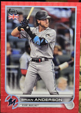 2022 Topps UK Edition - Big Ben Red Parallel Brian Anderson #7 (NM) SN: 79 /99