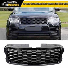 Front Bumper Grille For Land Rover Range Rover Vogue L405 2013-2017 Gloss Black